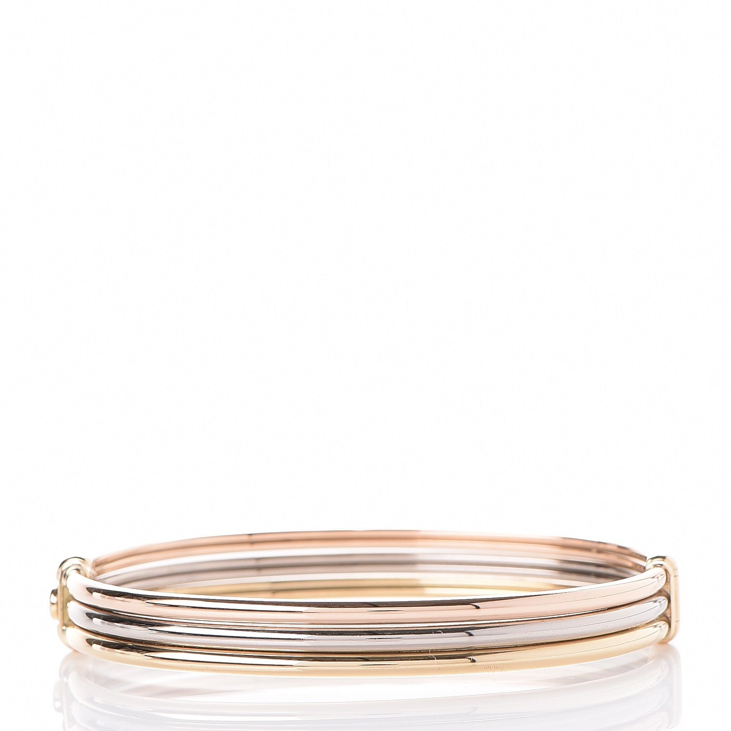 Cartier 18K Tri-Color Gold Bangle 18 3 of 7