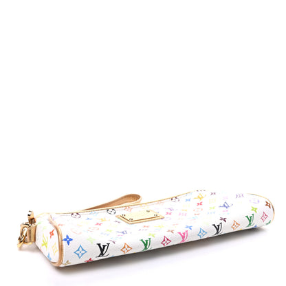 Louis Vuitton Monogram Multicolor Kate Clutch White 4 of 9