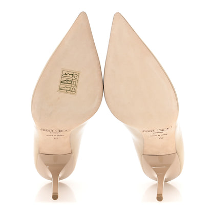 Jimmy Choo Patent Agnes 85 Pumps 36 Nude 6 of 8