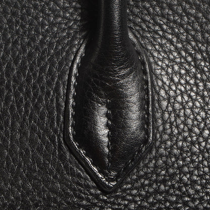 Hermes Taurillon Clemence Birkin 35 Black 11 of 21