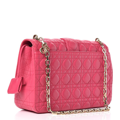 Christian Dior Lambskin Cannage Large Miss Dior Flap Pink 3 of 14