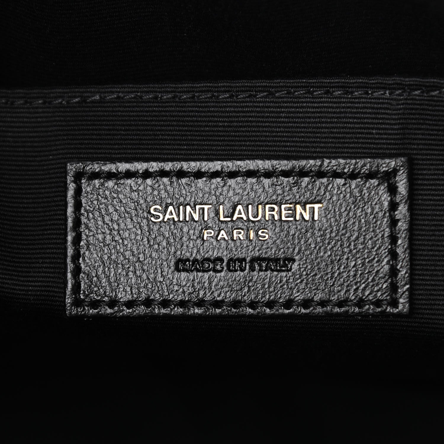 Saint Laurent Tweed Calfskin Monogram Lou Camera Bag Black 6 of 12