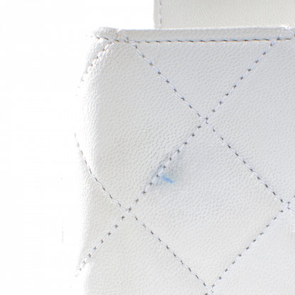 Chanel Lambskin Camellia Mini Flap White 7 of 8