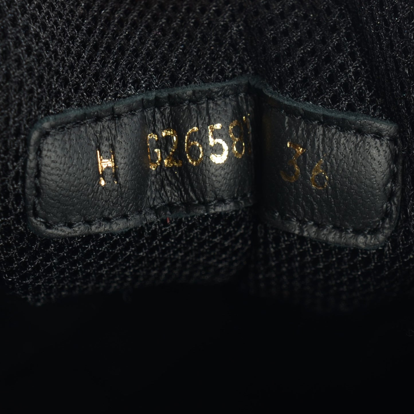 Suede Calfskin CC Sneakers 36 Black