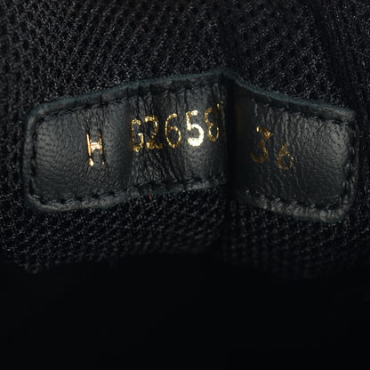 Chanel Suede Calfskin CC Sneakers 36 Black 7 of 7