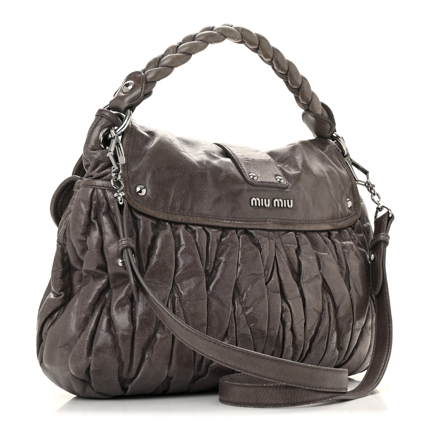 Nappa Matelasse Coffer Hobo Marmo