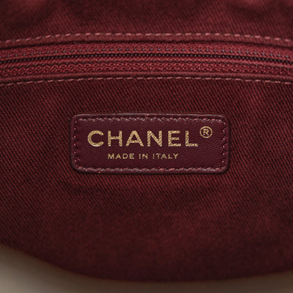 Chanel Calfskin Quilted Into The Fringe Hobo Black Gold 6 of 10