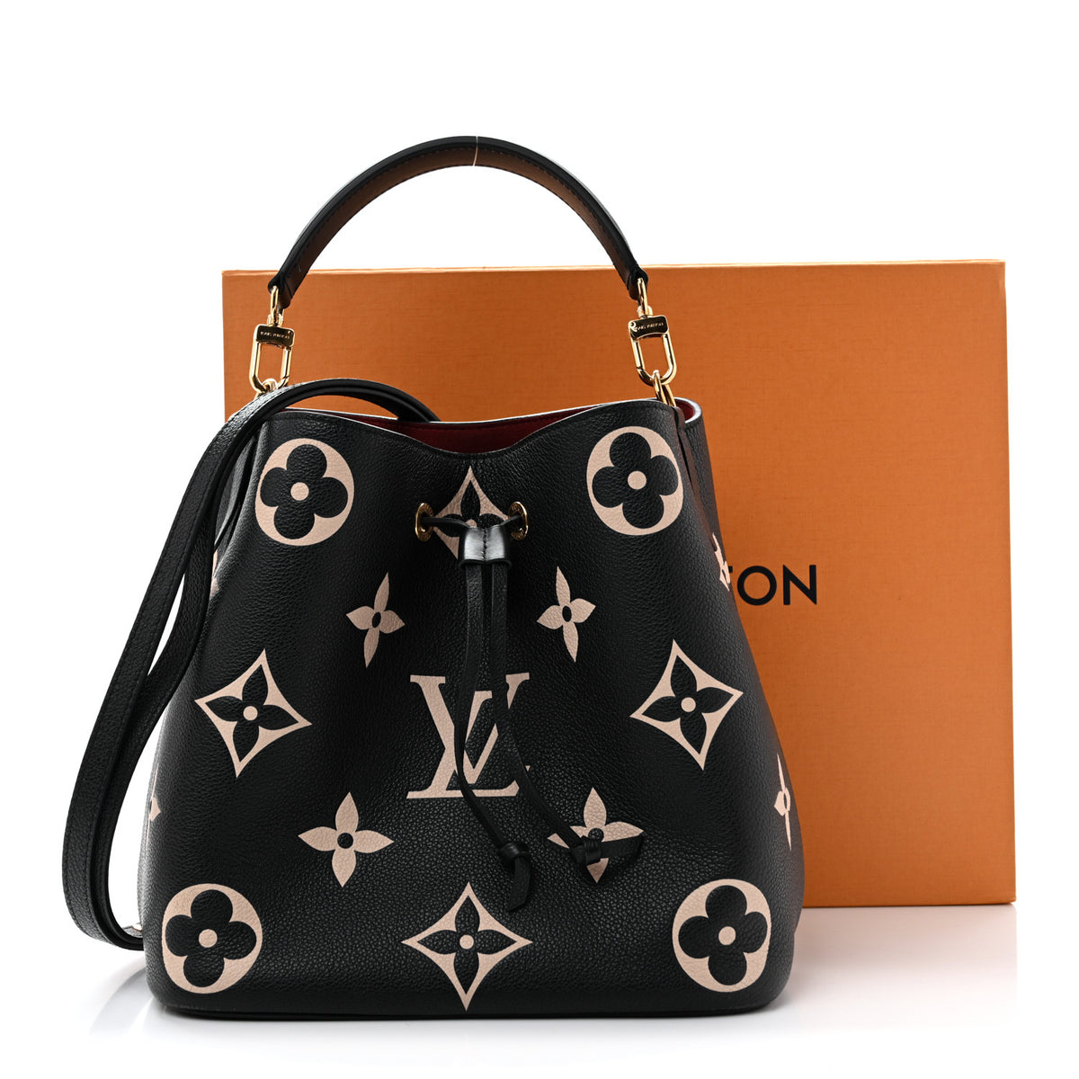 Empreinte Monogram Giant Neonoe MM  Black Beige