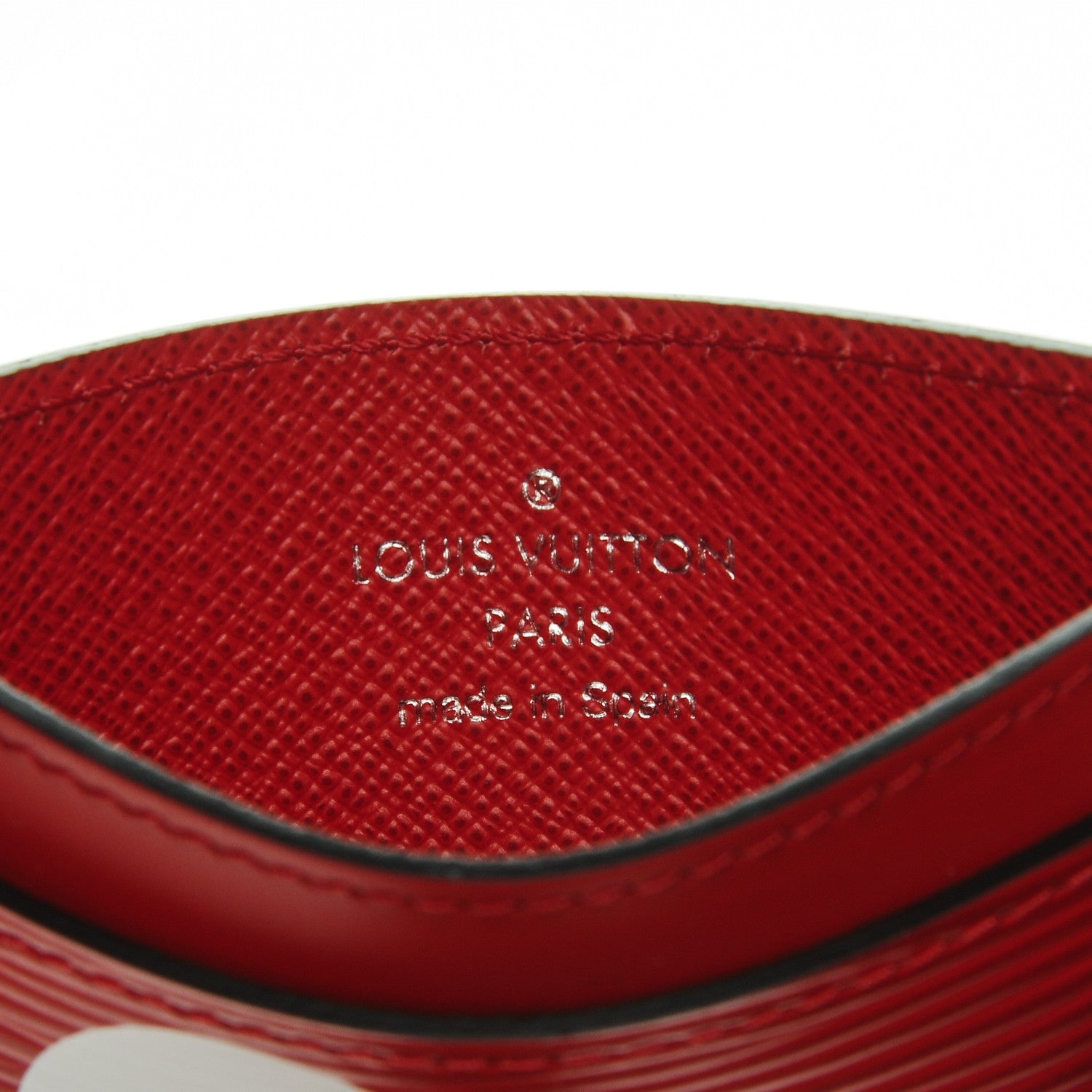 Louis Vuitton X SUPREME Epi Card Holder Red 6 of 6