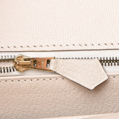 Hermes Togo Birkin 30 Craie 17 of 31