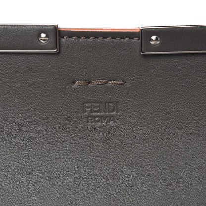 Fendi Vitello Dolce Century Petite 3Jours Tote Carbone 9 of 16
