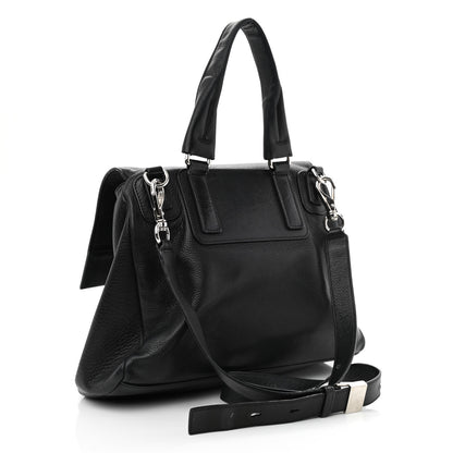 Givenchy Pebbled Calfskin Small Pandora Pure Flap Bag Black 3 of 12