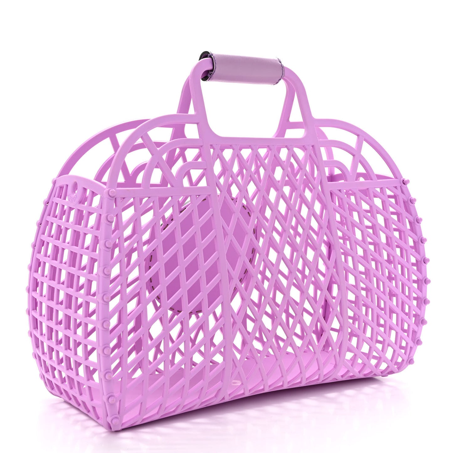 Recycled Plastic Vitello Liberty Matte Medium Fendi Basket Violetta