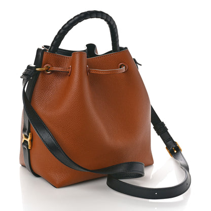 Chloe Grained Calfskin Marcie Bucket Bag Tan 3 of 8