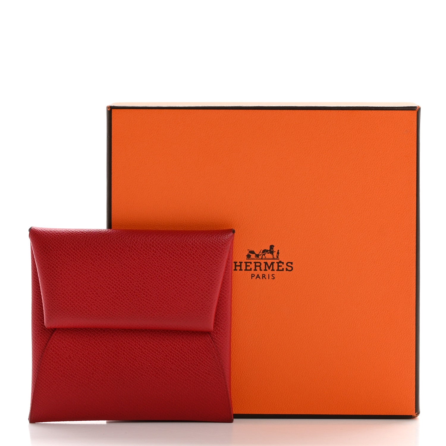Hermes Epsom Bastia Coin Purse Rouge Piment 11 of 11