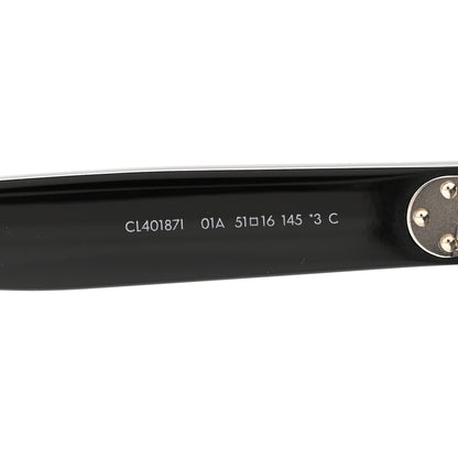 Celine Acetate Cat Eye Sunglasses CL40187I Black 6 of 8