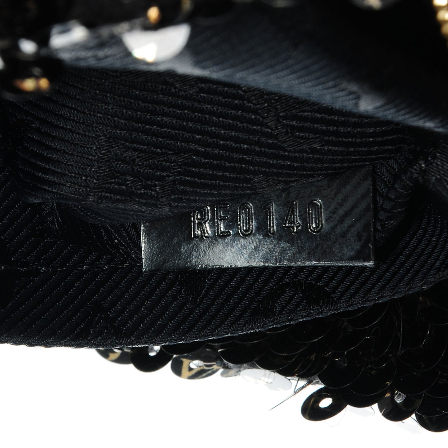 Sequin Pochette Rococo Black