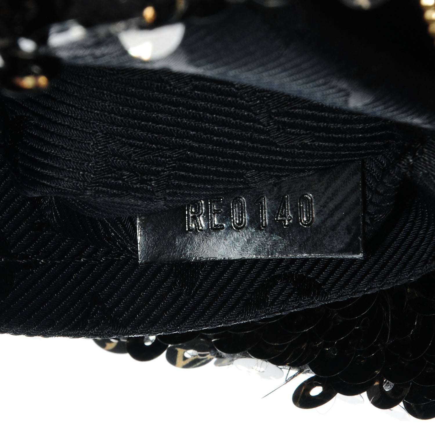 Louis Vuitton Sequin Pochette Rococo Black 7 of 7