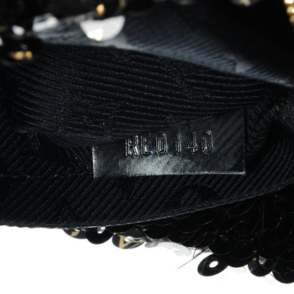 Louis Vuitton Sequin Pochette Rococo Black 7 of 7