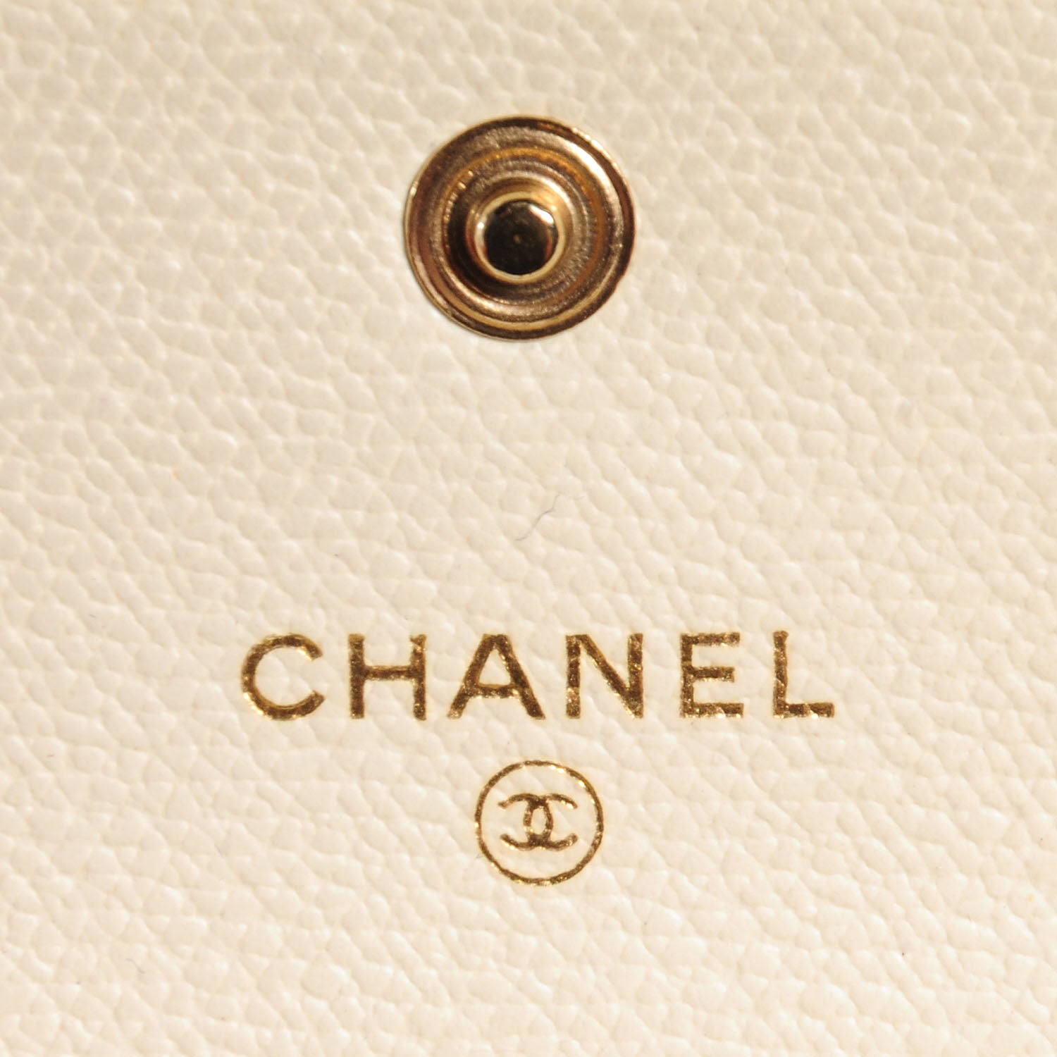Chanel Leather CC Coin Purse Light Beige 6 of 8