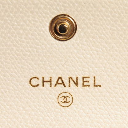 Chanel Leather CC Coin Purse Light Beige 6 of 8