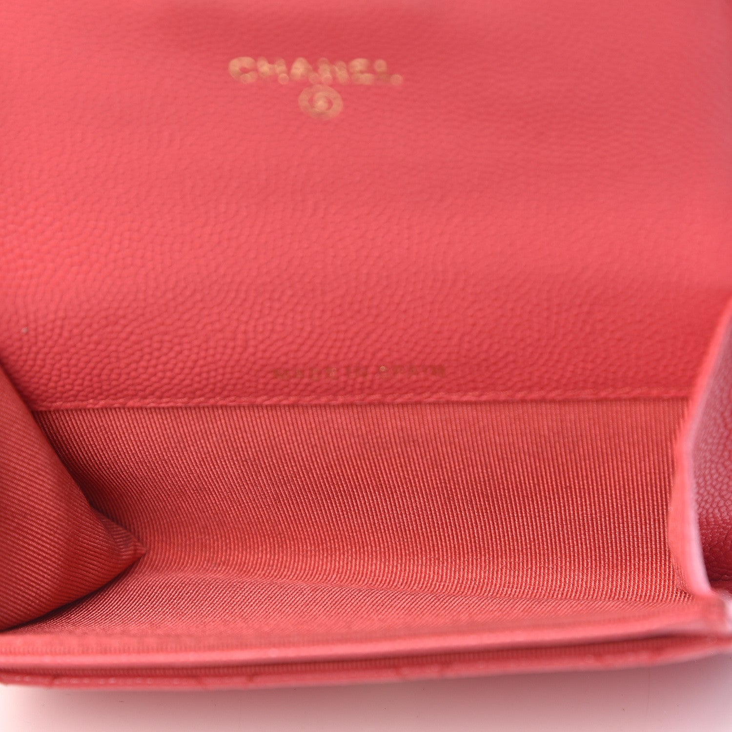 Chanel Caviar Quilted Flap Card Holder Pink 5 of 8