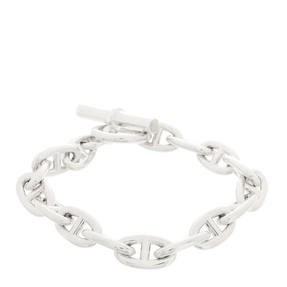 Hermes Sterling Silver GM Chaine d'Ancre Bracelet 2 of 8