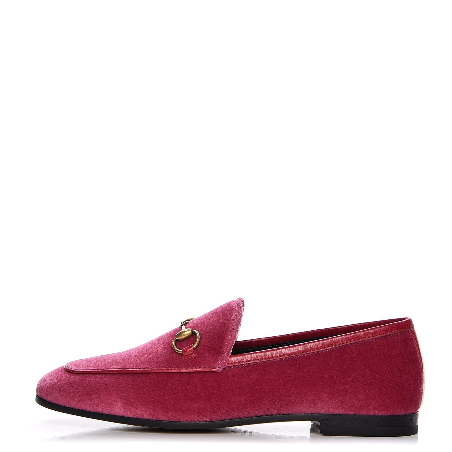 Velvet Horsebit Womens Jordaan Loafers 36.5 Light Raspberry Rose
