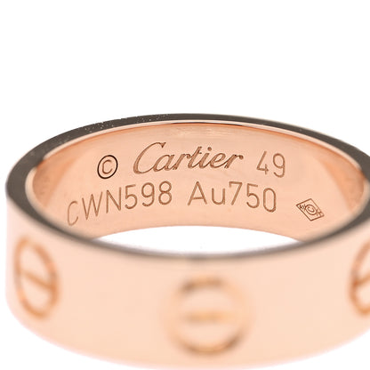 Cartier 18K Pink Gold 5.5mm LOVE Ring 49 5 4 of 4