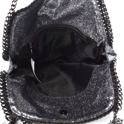 Stella McCartney Metallic Glitter Small Falabella Tote Silver 5 of 12