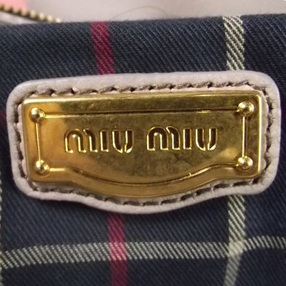 Miu Miu Cervo Deerskin Tote Pomice 6 of 7