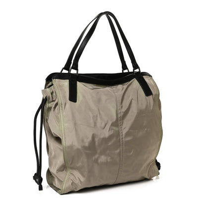 Burberry Nylon Buckleigh Packable Tote Bag Beige 3 of 13