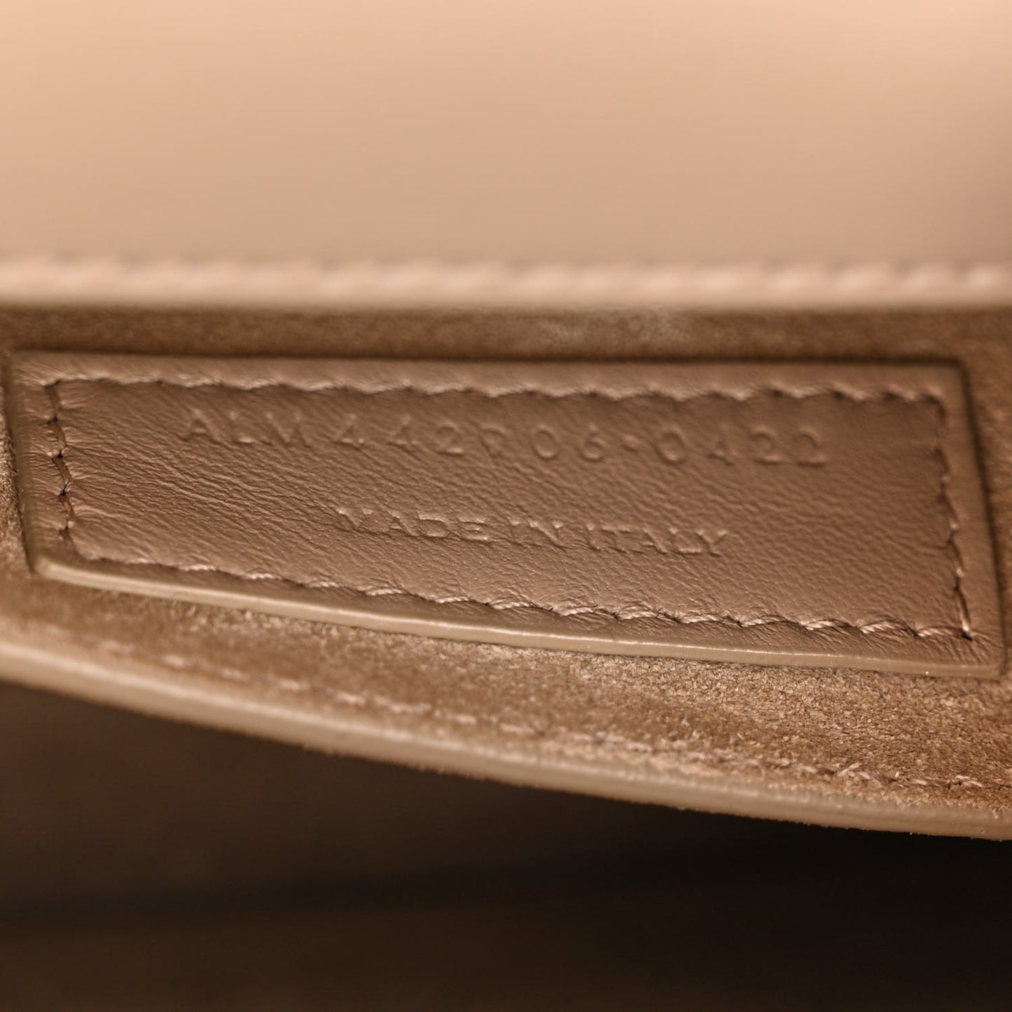 Calfskin Medium Monogram Sunset Dark Beige
