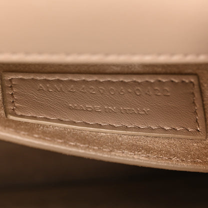 Saint Laurent Calfskin Medium Monogram Sunset Dark Beige 7 of 12