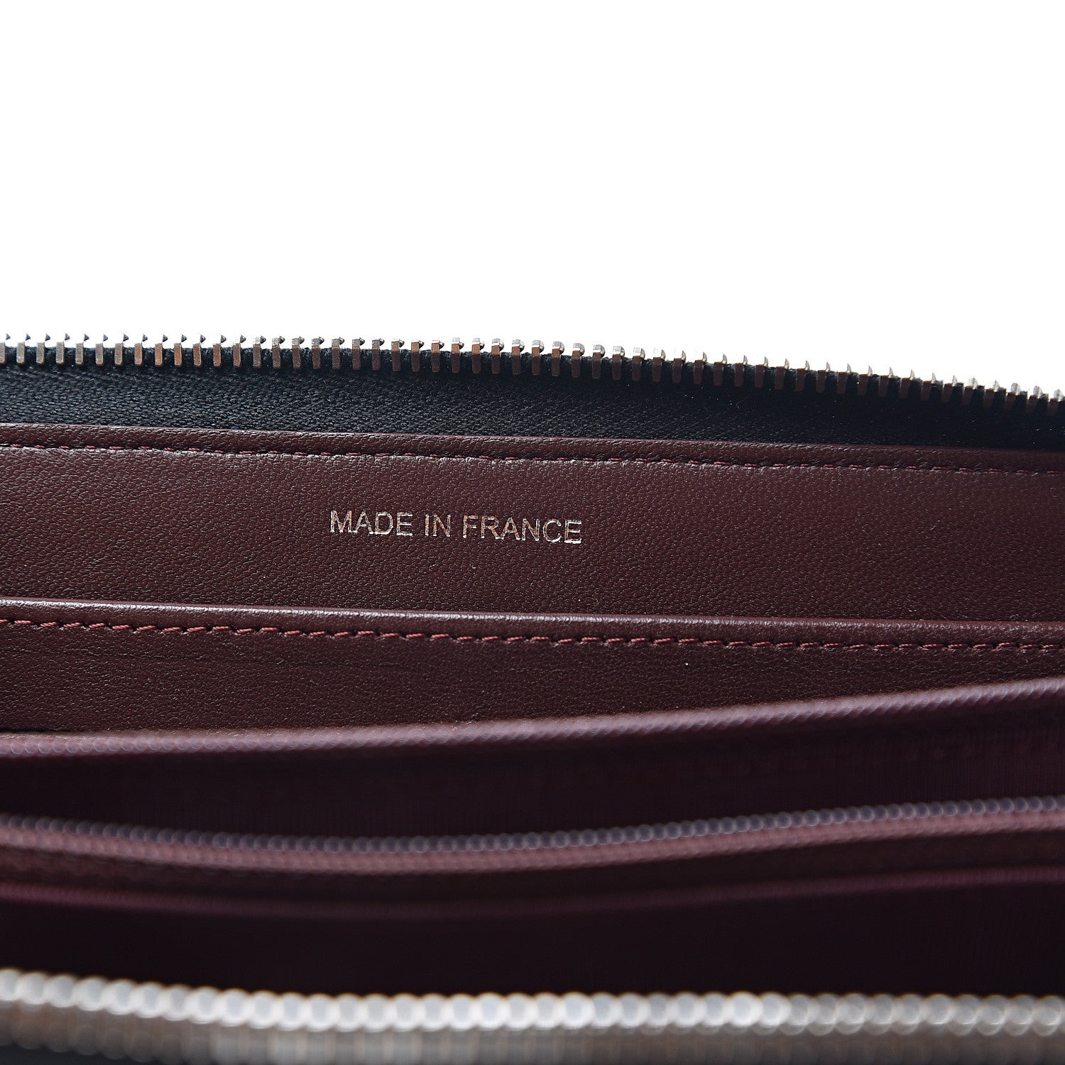 Chanel Lambskin Quilted Large Gusset Zip Around Wallet Black 6 of 7