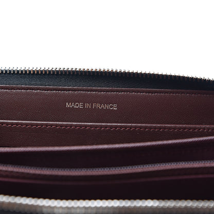 Chanel Lambskin Quilted Large Gusset Zip Around Wallet Black 6 of 7