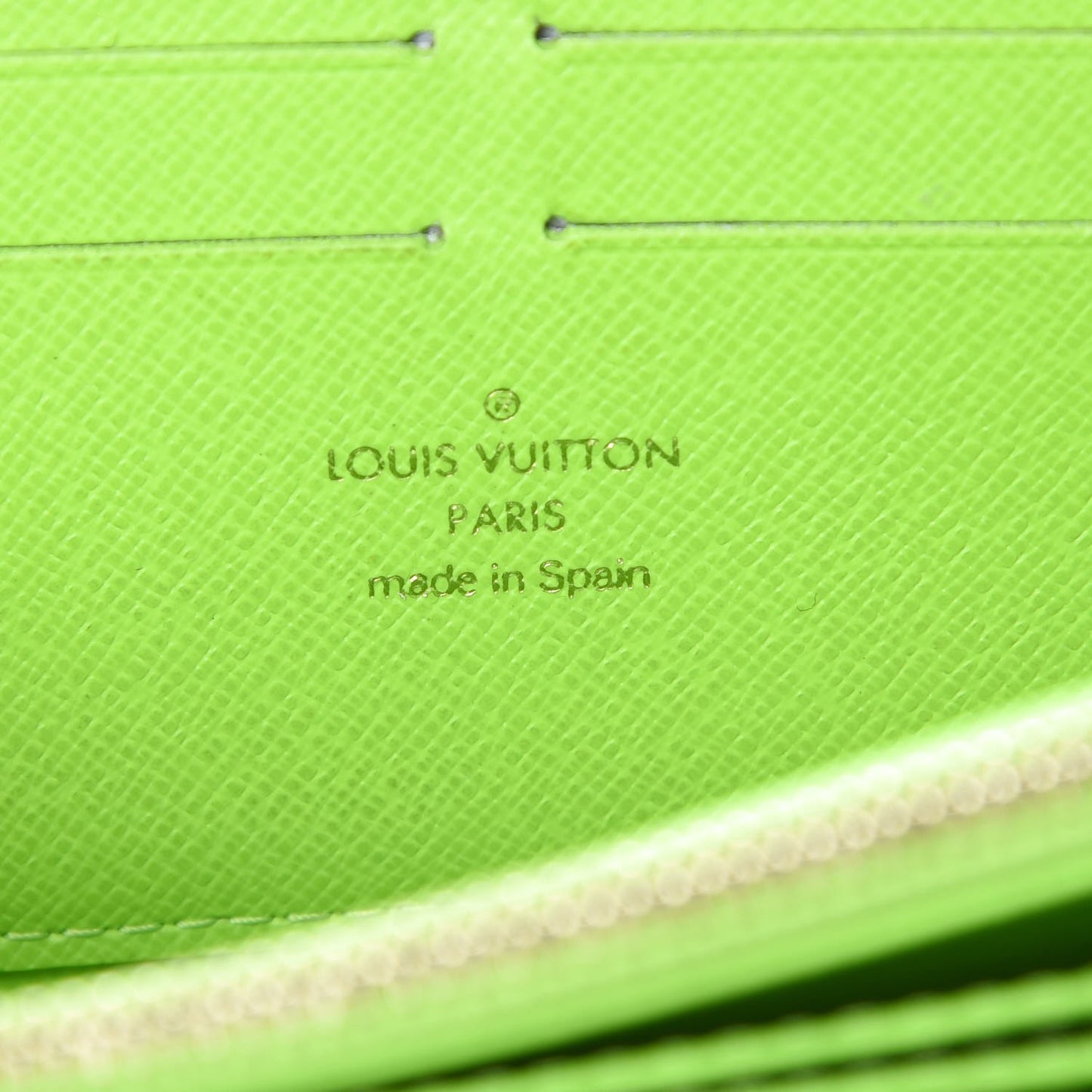 Monogram Graffiti Zippy Wallet Green
