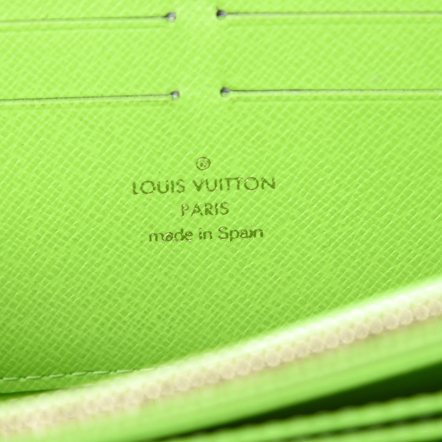 Louis Vuitton Monogram Graffiti Zippy Wallet Green 6 of 7