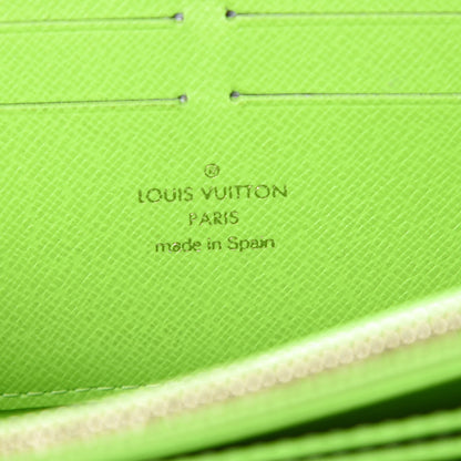 Louis Vuitton Monogram Graffiti Zippy Wallet Green 6 of 7
