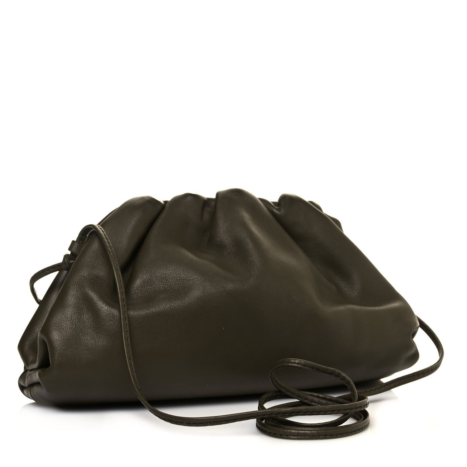 Bottega Veneta Butter Calfskin The Mini Pouch Kaki Fondente 3 of 12