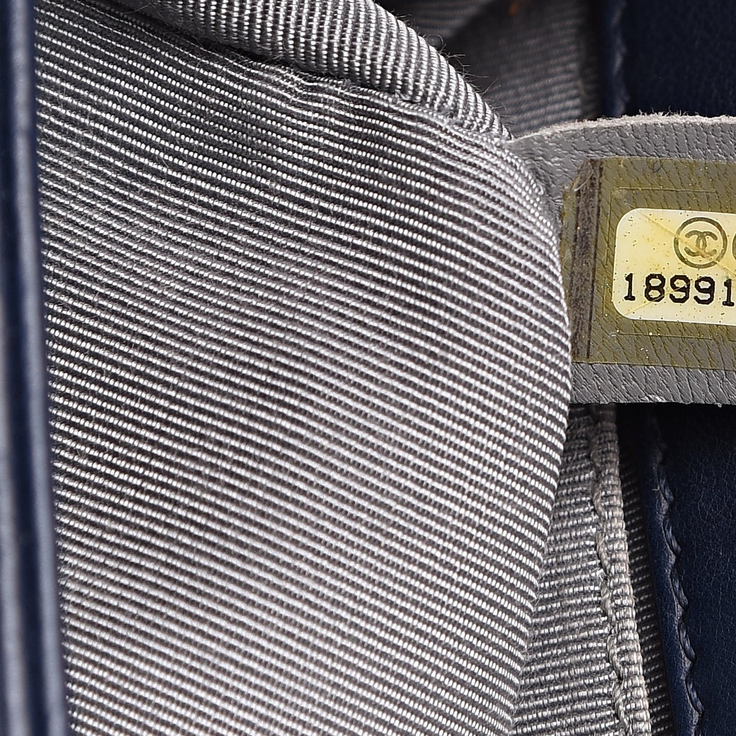 Calfskin Double Stitch Medium Boy Flap Marine