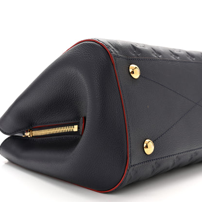 Louis Vuitton Empreinte Montaigne MM Marine Rouge 9 of 10