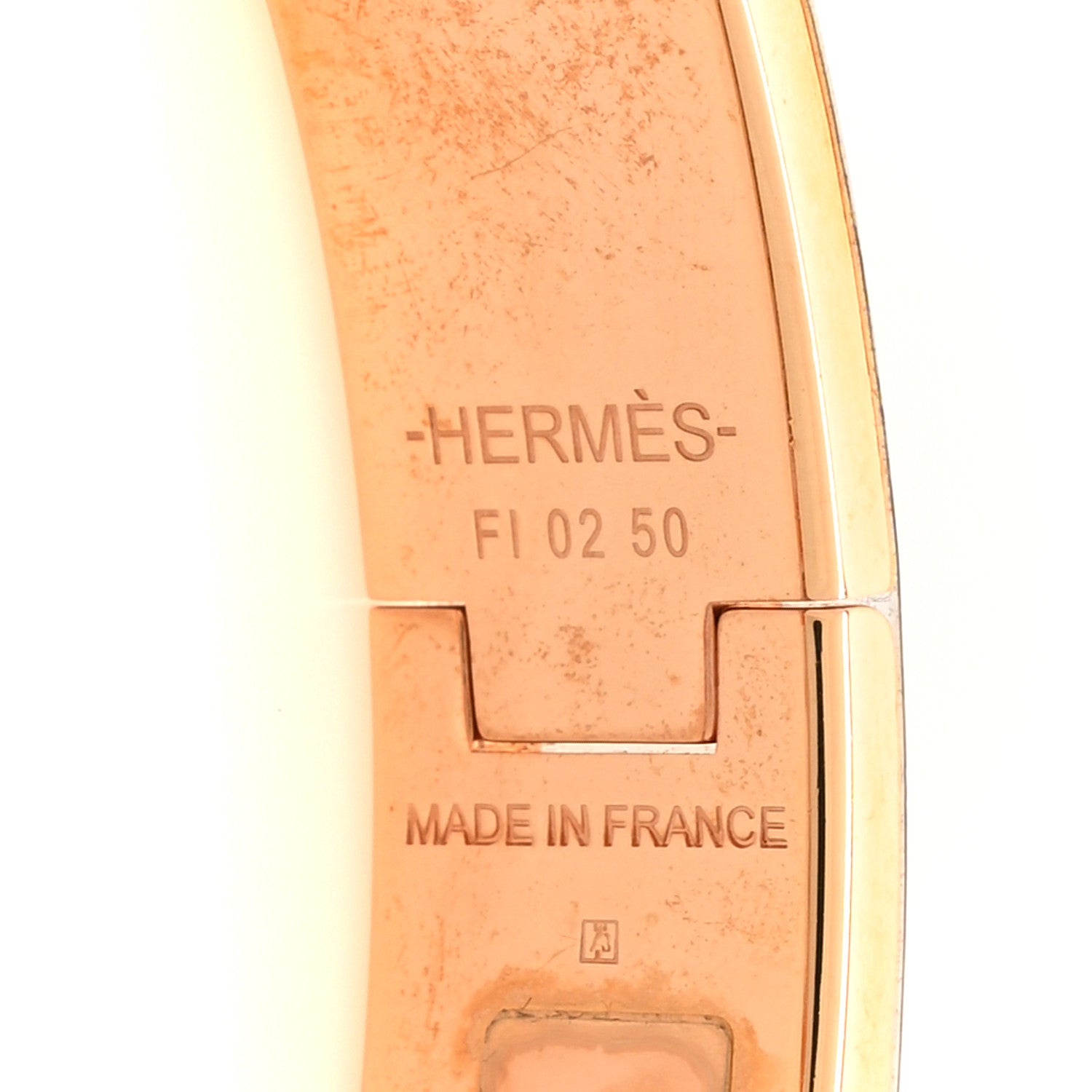 Hermes Enamel Narrow Clic Clac H Bracelet PM Marron Glace 4 of 6