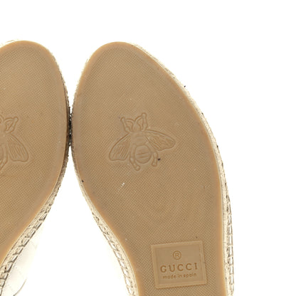 Gucci Nappa Matelasse GG Marmont Espadrille Slippers 38.5 Great White 10 of 13
