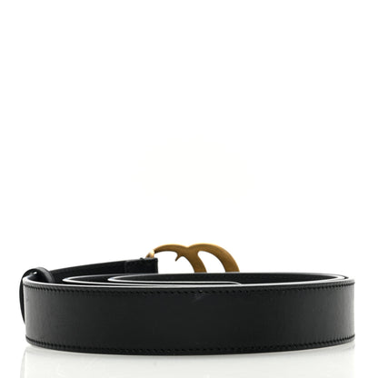 Gucci Moon Calfskin Double G 30mm Belt 95 38 Black 2 of 4