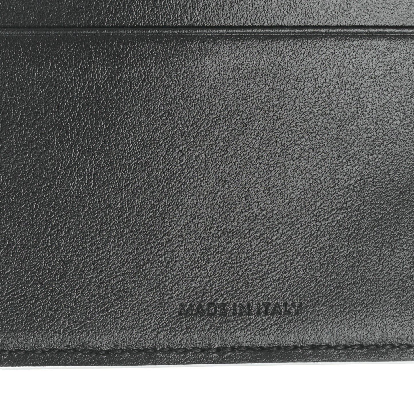Shiny Calfskin Small Triomphe Wallet Black