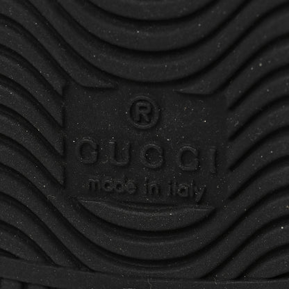 Gucci Miro Soft Calfskin Ayers Web Mens Ace Sneakers 8 Black Rosso 7 of 9