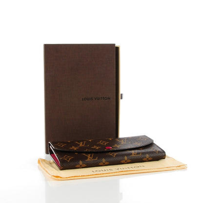 Louis Vuitton Monogram Emilie Wallet Fuchsia 4 of 7