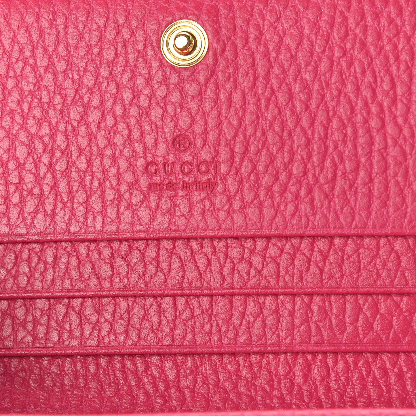 Dollar Calfskin GG Marmont Card Case Box Pink