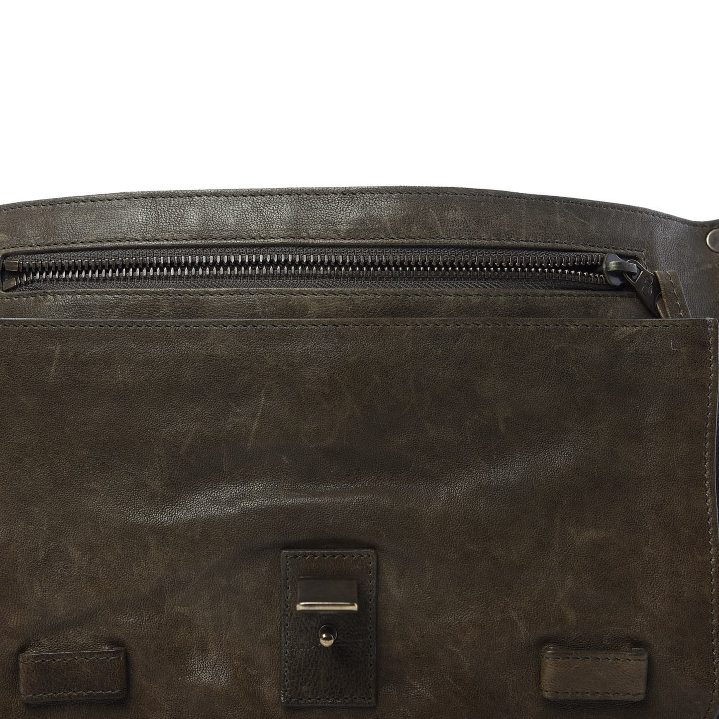 Lambskin Medium PS1 Satchel Military
